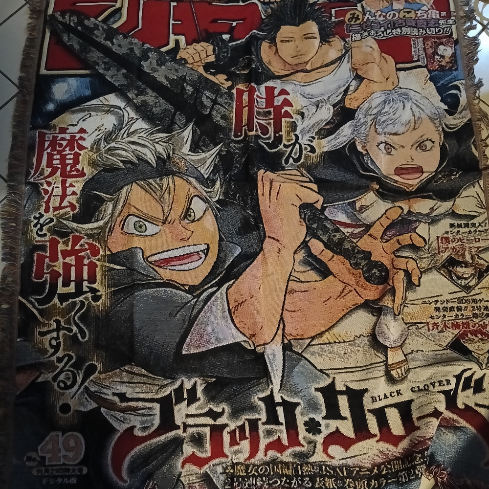 Anime Magic Adventure Throw Blanket